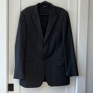 Pronto Uomo Couture Black Pinstripe Suit